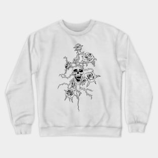 Skull and roses - Lines Crewneck Sweatshirt